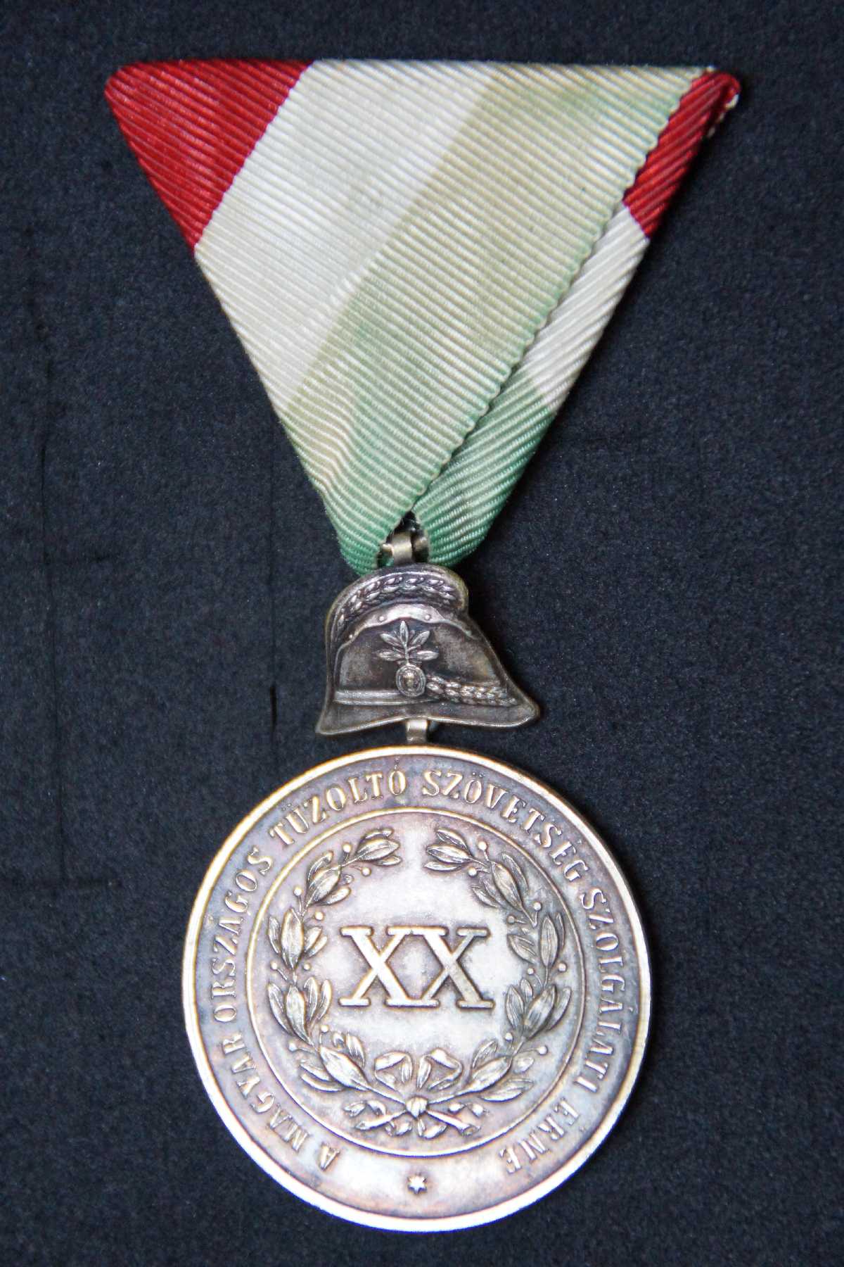 1902 Ungarn DM XX Jahre avers Helm verkehrt