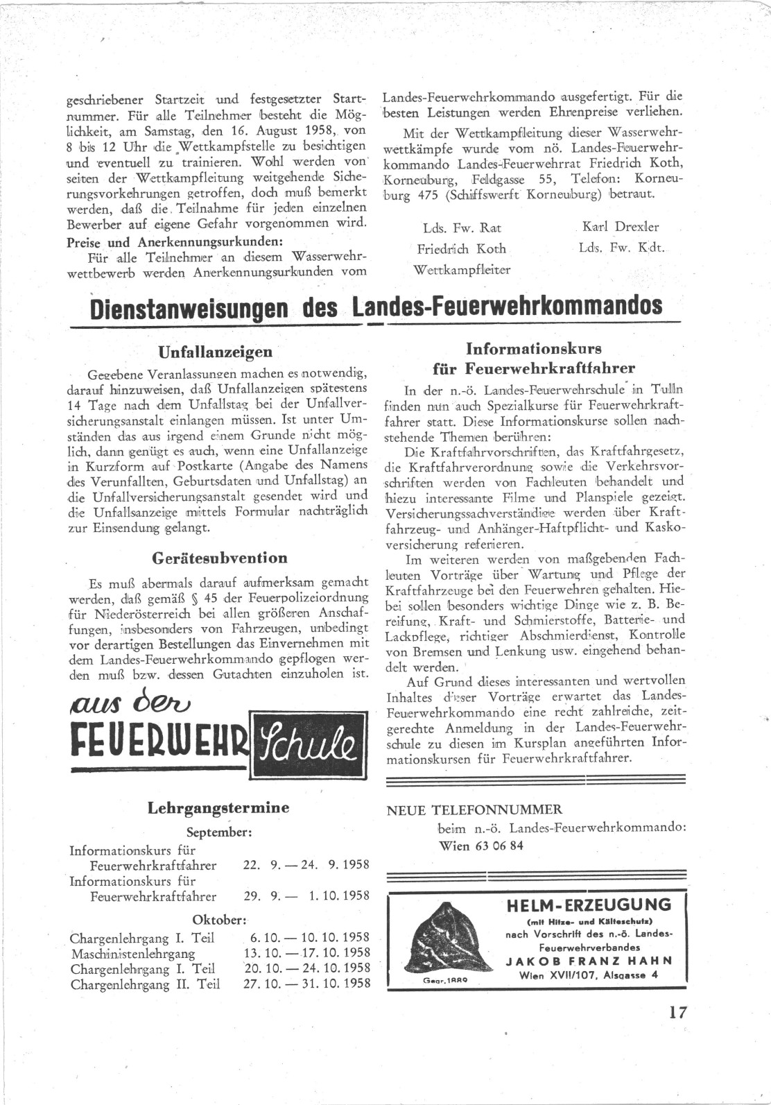 1958 07 S 17 NÖ 3. Wasserbewerb